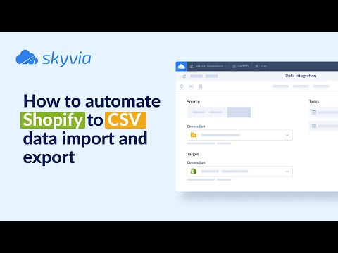 Shopify & FTP Integration: Products & Orders CSV Import/Export Automation