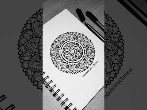 From Lines to Patterns: Complex Mandala Art Tutorial #mandalaart #tutorial