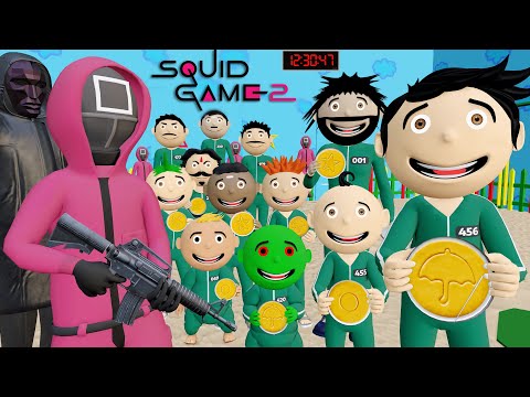 Bittu Sittu in Squid Game Part 2 | Dalgona Challenge / Sugar Honeycomb