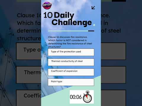 Quiz-10. Can You Answer This IS800 #steelstructure #quiz ? #shorts #ytshorts #yotubeshorts