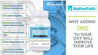 NativePath Probiotic: Improves Digestion, Metabolism, and Energy