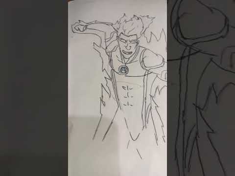 episode one  of 7 days series 😎🔥 the solo drawing wolf
