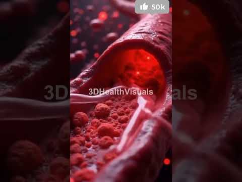 endocrine impulse in the bloodstream #3d #anatomy #medicosphere #physiology #viral #shorts #harmone