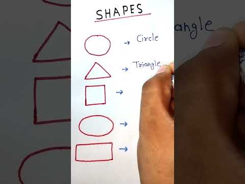 Mathematical shapes | Shapes | Geometrical shapes #shorts