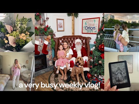 VLOG - dance concerts, santa photos & big chats 🎶🎅🏼📖🍿