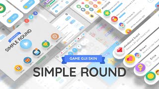 Unity Asset Store [ GUI Kit - Simple Round ] LAYERLAB - 레이어랩