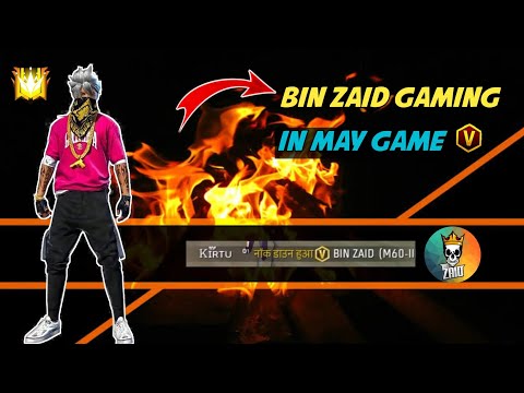 BIN ZAID GAMING IN MAY GAME 😳 BR RANK GRANDMASTER LOBBY 🤯 | free fire max