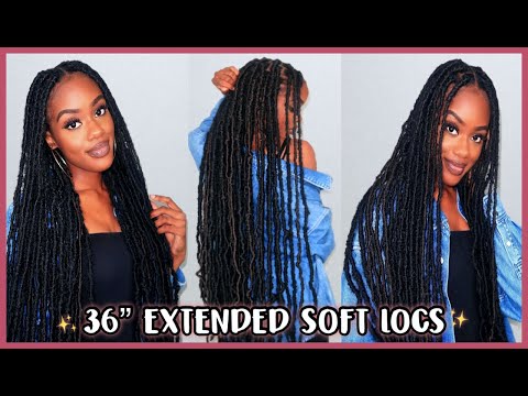 😍 36" EXTENDED SOFT LOCS (Beginner Friendly) | Janet Collection Natural Born Locs | Adaisha Miriam