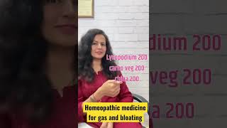 Gas , Bloating Homeopathic Medicine | #drsonia #homeopathy #youtubeshorts #viral #viralvideo #gas