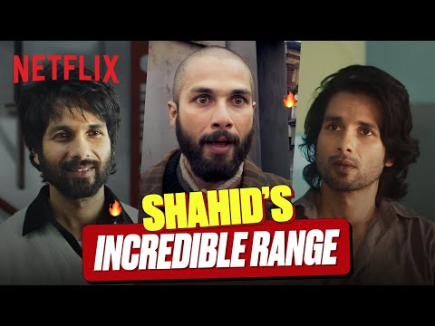 Shahid Kapoor’s UNBELIEVABLE Acting Range! From Haider to Jersey & More | Netflix India