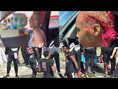 Dying my hair pink | Making a spooky basket | Getting kicked out a football game |Jayanarose