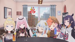 HoloMyth Sings Shiny Smiling Story  【Calli, Ina, Ame, Gura, Kiara ❤ Hololive】