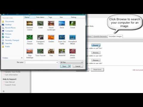 Adding secondary images to your products in Pinnacle Cart