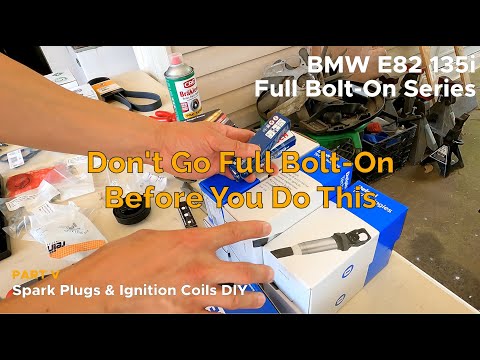 BMW E82 135i Spark Plugs & Ignition Coils DIY | Full Bolt-On Series (Episode 5)