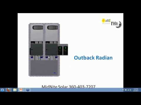 MidNite Solar's Prewired systems and Classic charge controller training for the Alt E store