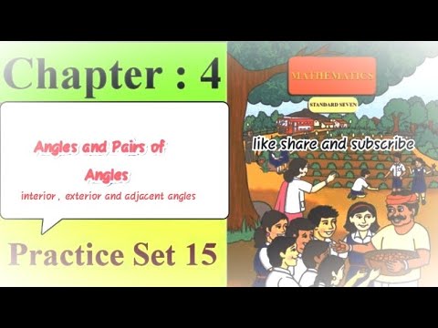 Interior , exterior and adjacent angles.