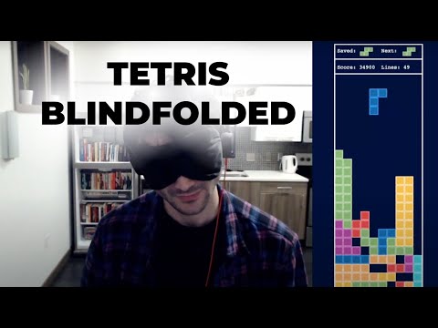 Tetris Blindfolded 49 Line Clears