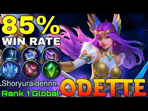 85% Win Rate Odette Deadly Midlaner Mage - Top 1 Global Odette by Shoryuraidennn. - Mobile Legends