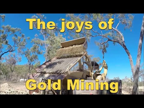 Small Scale Gold, Broke Down Mining...