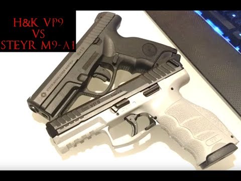 H&K VP9 vs Steyr M9-A1, battle for the 9mm throne!