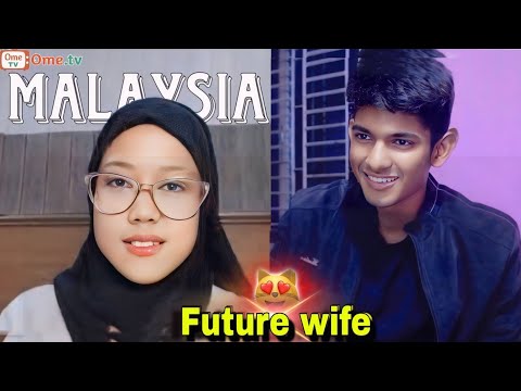 I Found my LOVE 💖 on OMEGLE in Malaysia (মালেয়শিয়ান বউ)