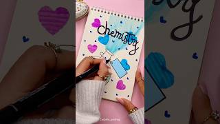DIY front page idea: chemistry🧪📚