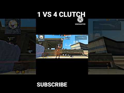 1VS4 IMPOSSIBLE 👽 CLUTCH [] #shortvideo