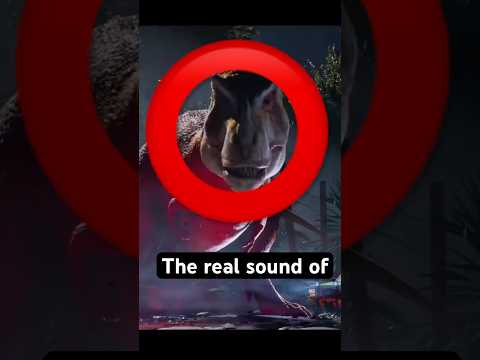 THE REAL SOUND OF A TREX#dinosaur #trex #shorts #facts