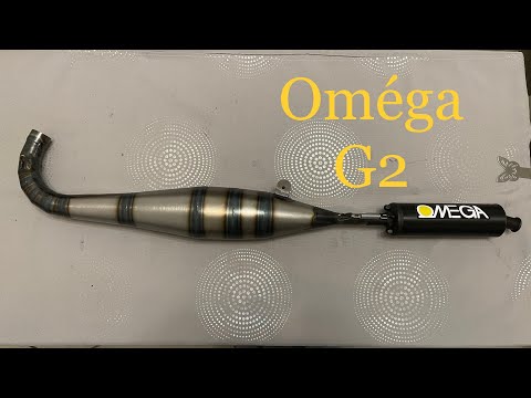 Présentation pot echappement Oméga G2 Peugeot 103 SPX
