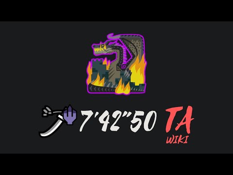 【MHWI】ミラボレアス 太刀 TAwiki 7'42"50 (傷なし)