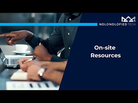 Onsite Resources | Ndlondlofied Tech