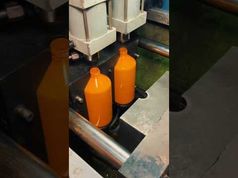Plastic Bottle Manufacturing |Blow Moulding Process #BottleMoulding #BlowMoulding #PETBottle #shorts