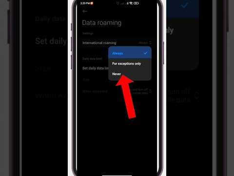 How to Turn Off Data Roaming on Poco X5 Pro | Poco Me Data Roaming Kaise Band Kare | Settings#Shorts