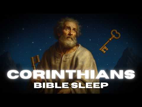 Corinthians 1 & 2 | 2-Hour Sleep Bible with Gentle Piano & Rain Sounds Deigned For Deep Sleep