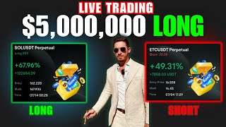 Crypto Live Trading | BITCOIN Live Trading | BTCUSD LIVE | MASSIVE BITCOIN LONG OPEN