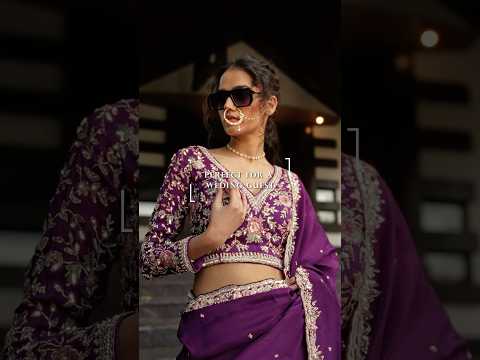 Purple Saree for Wedding Guests | Style Inspiration