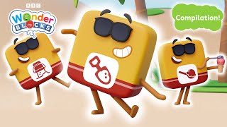 Summer Beach Day Code Building 🌞 | Problem-Solving for Kids | @WonderblocksOfficial