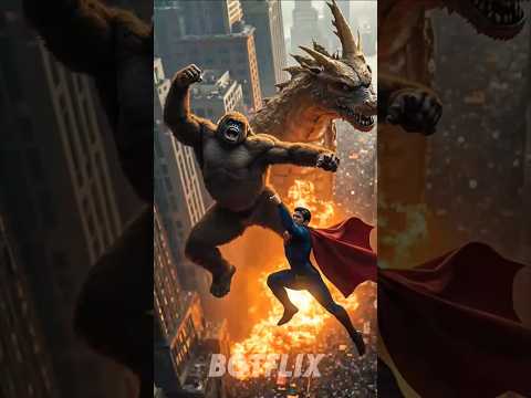 Superman Joins King Kong to Defeat GIANT MONSTER Attack! (Must Watch)