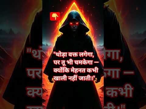 dark side "थोड़ा वक्त लगेगा,पर तू भी चमकेगा —क्योंकि मेहनत कभी खाली नहीं जाती।"