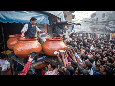 Most Crowd  Cheap Roadside street food in Afghanistan | liver fry | Rosh | Curry | Street food