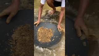 I found gold in the muddy ground #golddiscovery #goldrush #GoldMining #gold #goldhunter