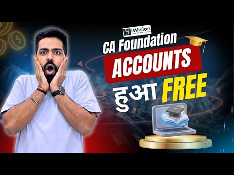 Free Lectures, Notes & Strategy PDF for CA Foundation Accounts Sept 2025 | CA Vipul Dhall