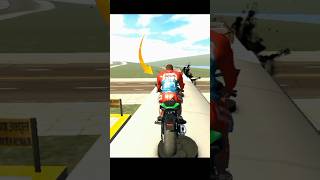 Drive Bike Moving Train 🤯| In Indian Bike Driving 3D Game | #indianbikedriving3d #shorts