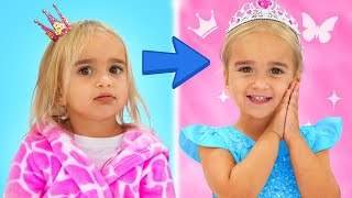 Alice is dressing up for the Princess Ball