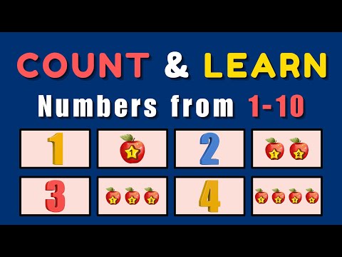 Learn Numbers from 1 to 10 🧮 | Simple and Easy Counting for Kids