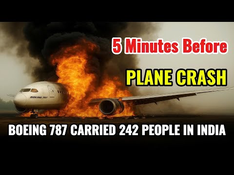 TERRIFYING TRUTH: 5 Minutes Before the Plane Crash in India