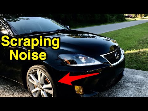 Found & fixed: scraping noise when turning right or left