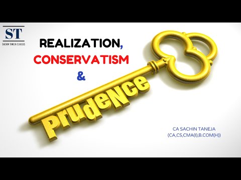 Basic Accounting Concept | Part 5 | Prudence | Realization | Conservatism | CA Foundation | CBSE