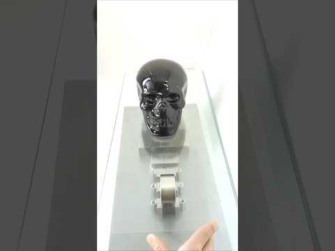 Destroying the skull with the magnetic accelerator