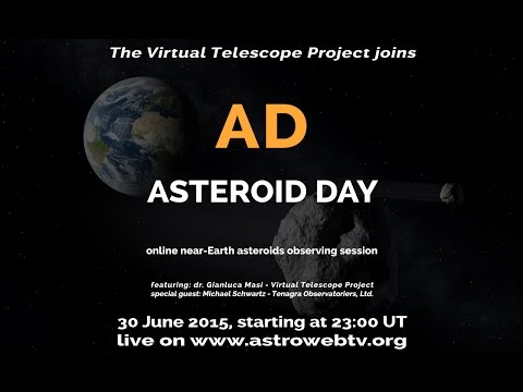 Asteroid Day: an official global event, online – 30 June 2015